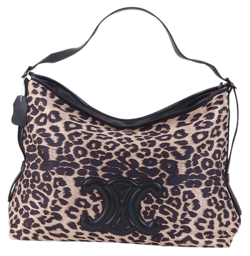 Massimo Contti klasická shopper kabelka eko kůže panterka