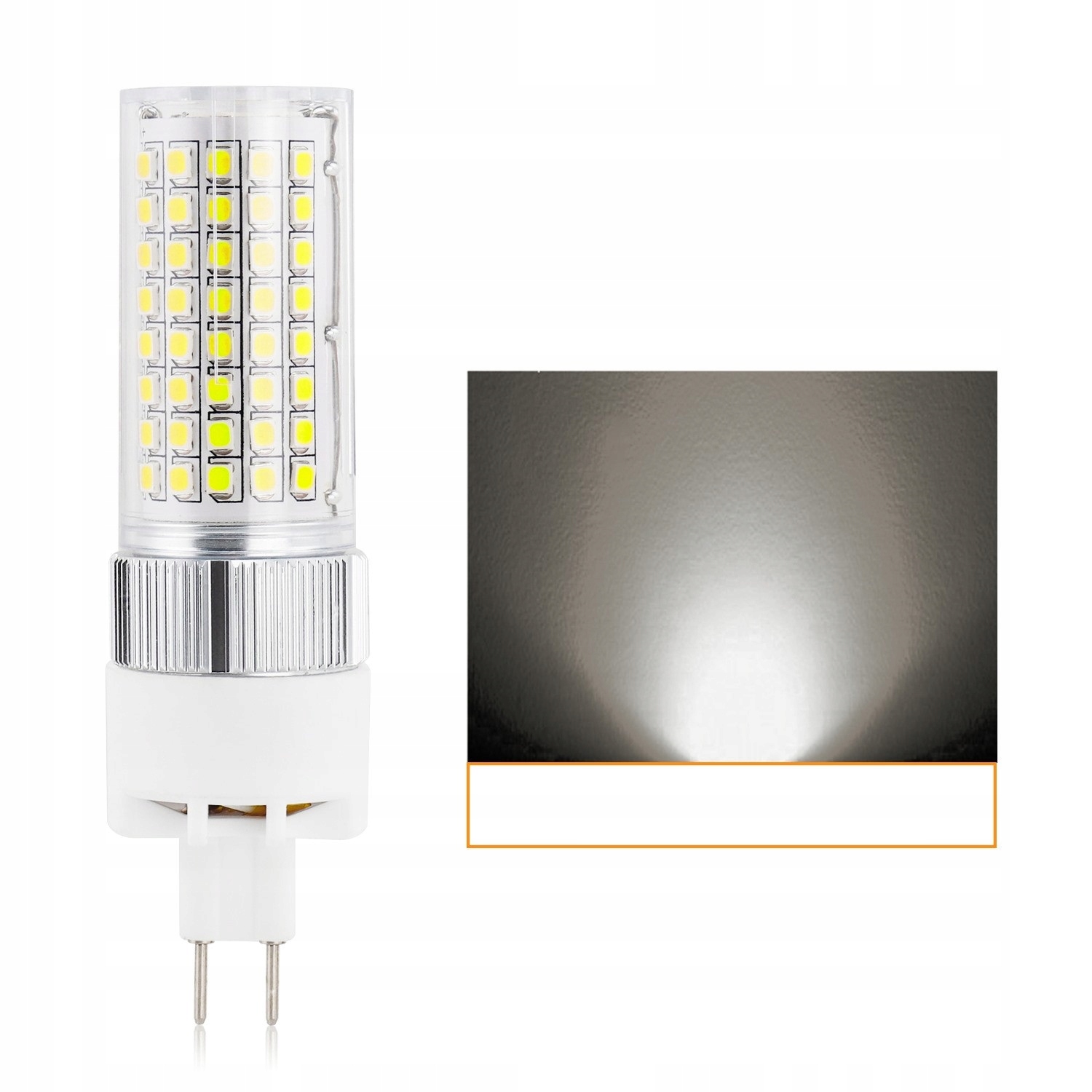 Żarówka LED G8.5 12W=96W Neutralna Biel 2szt Barwa światła biały neutralny