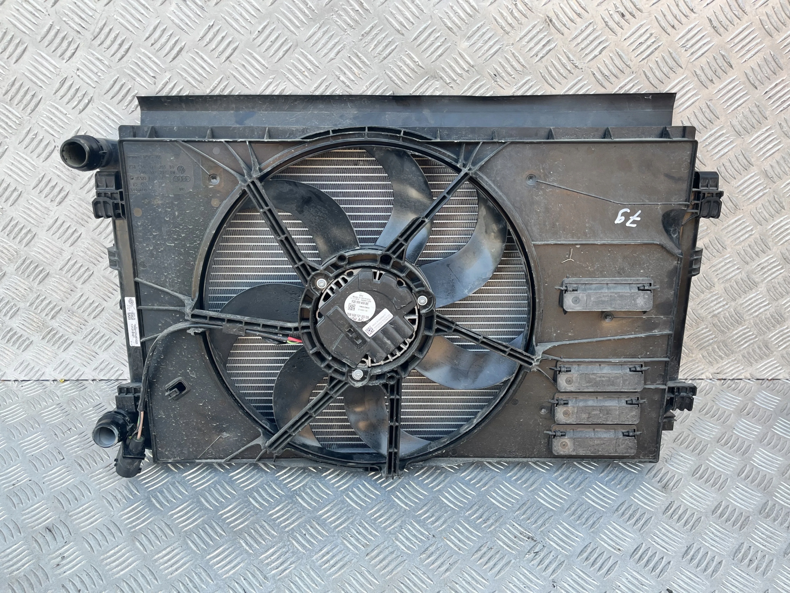 CHŁODNICA WODY WENTYLATOR SEAT ATECA 16- 1.5 TSI