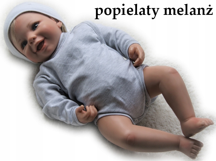 

Body kopertowe pajacyk długi rękaw 56 bawełniane