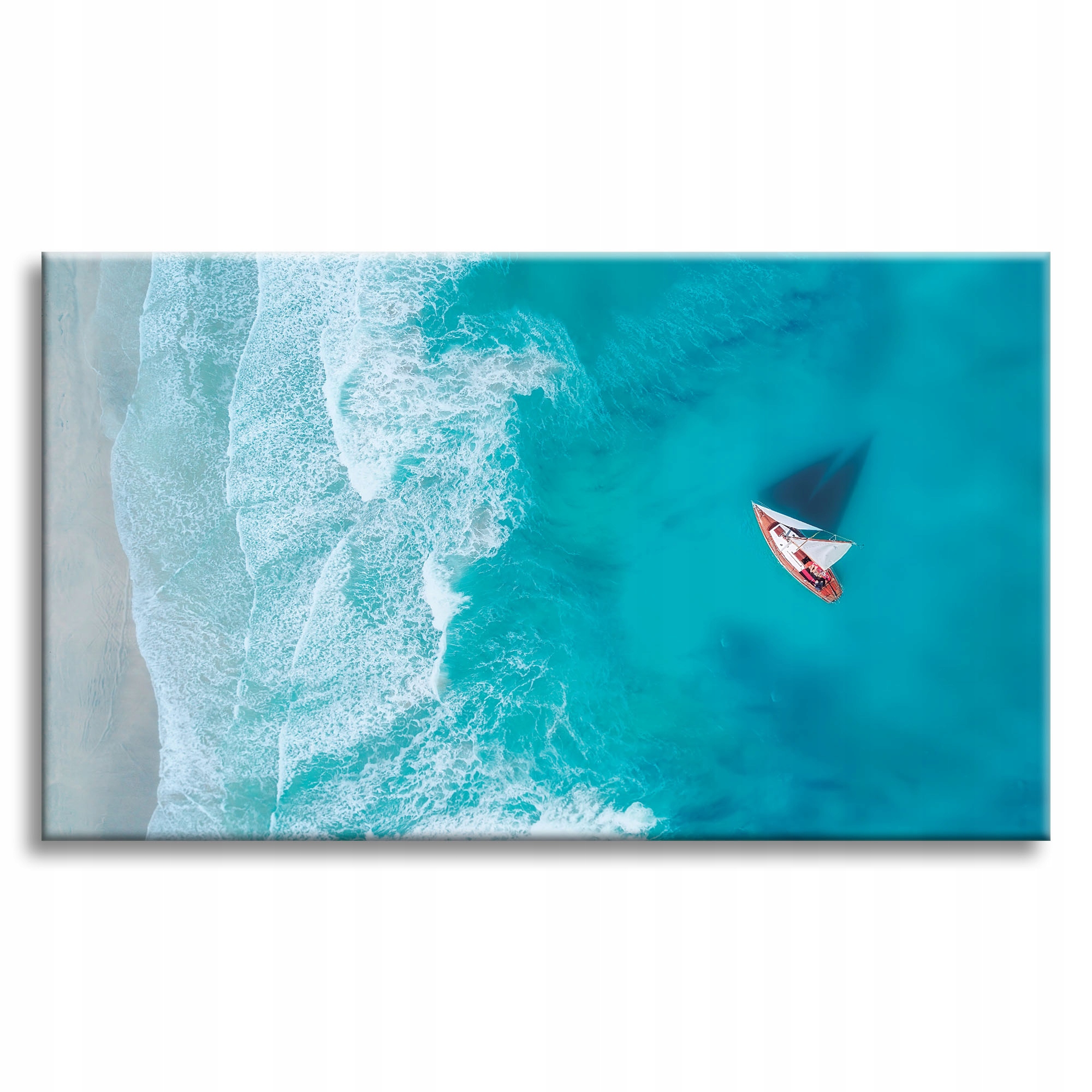 Obraz na plátně Plachetnice na vodě Vlny 90x60 cm