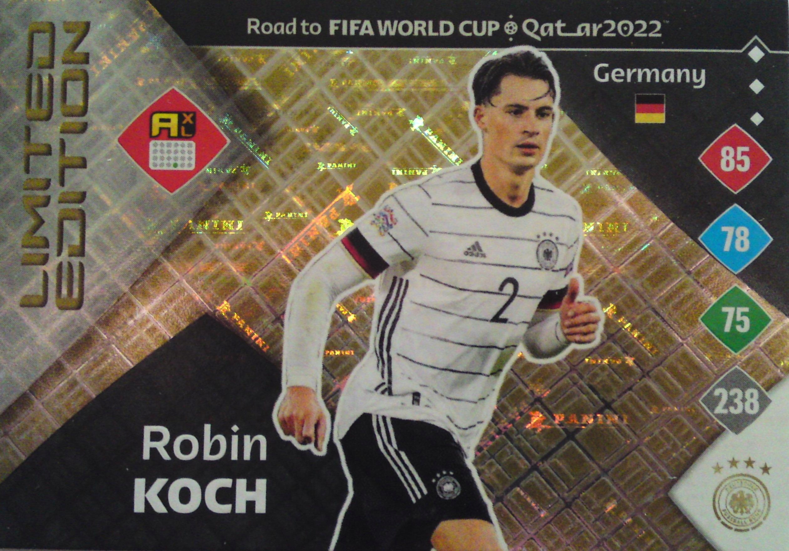 Panini Road Fifa World Qatar 2022 Limited Edition Robin Koch