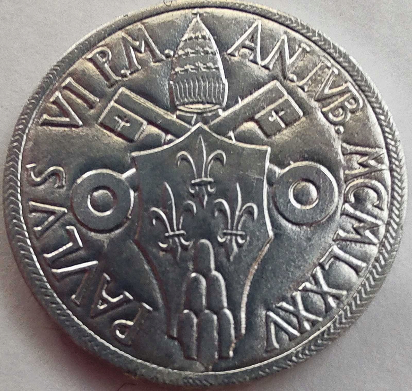 3138 - Watykan 1 lir, 1975