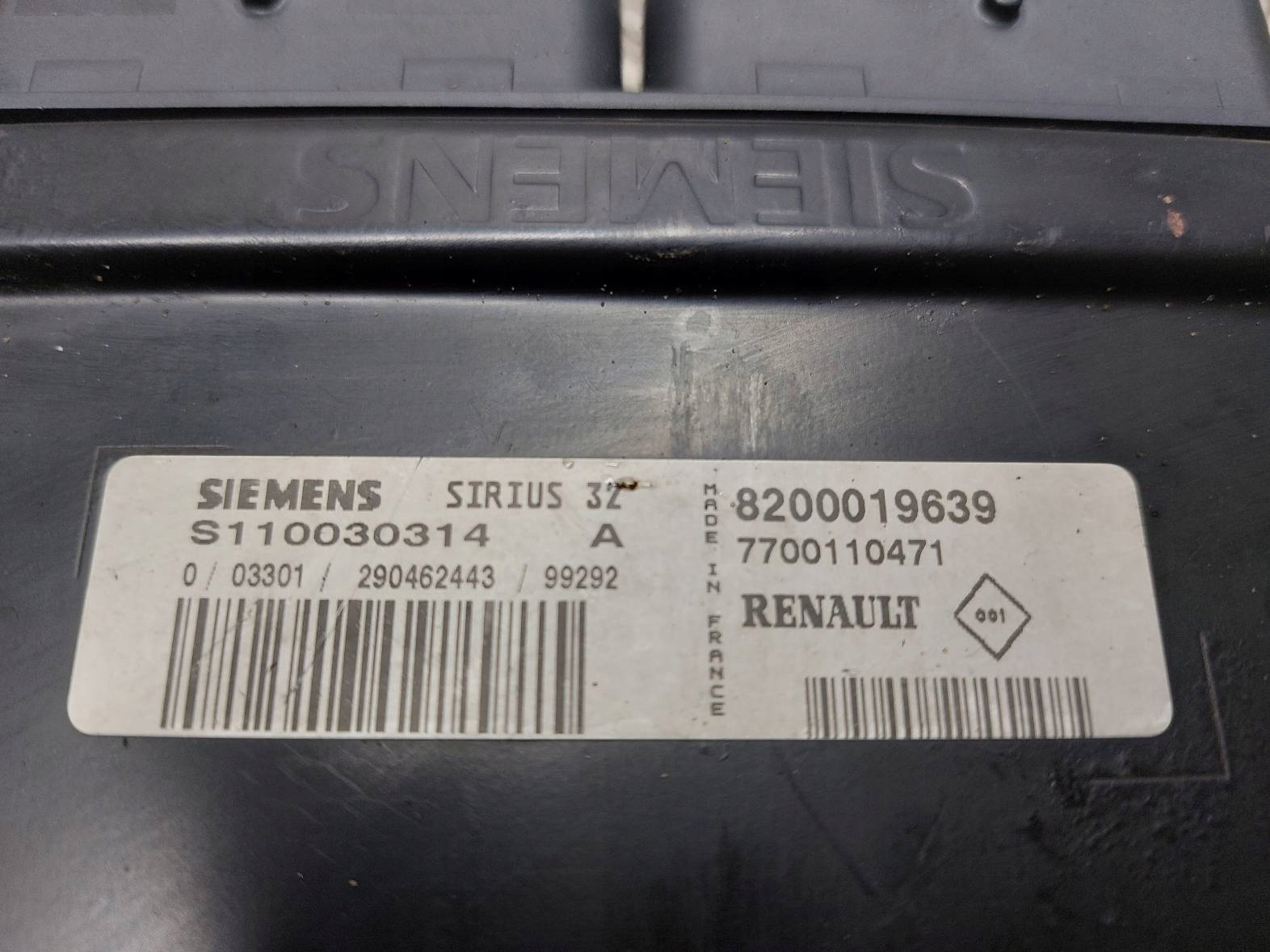 running board STARTOWY RENAULT CLIO II 1.4 8V 8200019639
