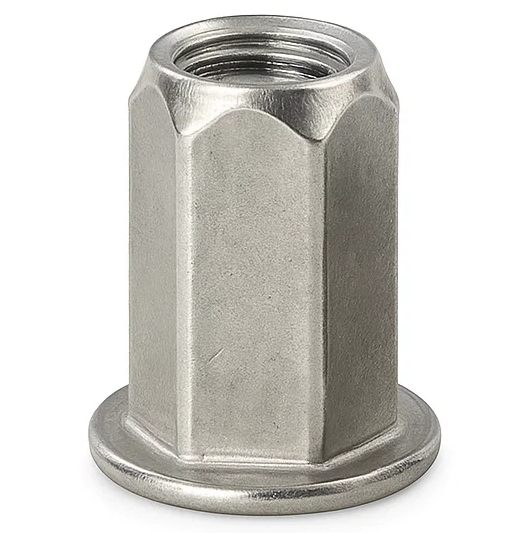 Nitonakrętka M6 sześciokątna szeroki kołnierz Inox FH-FHB/SS-0630 20szt