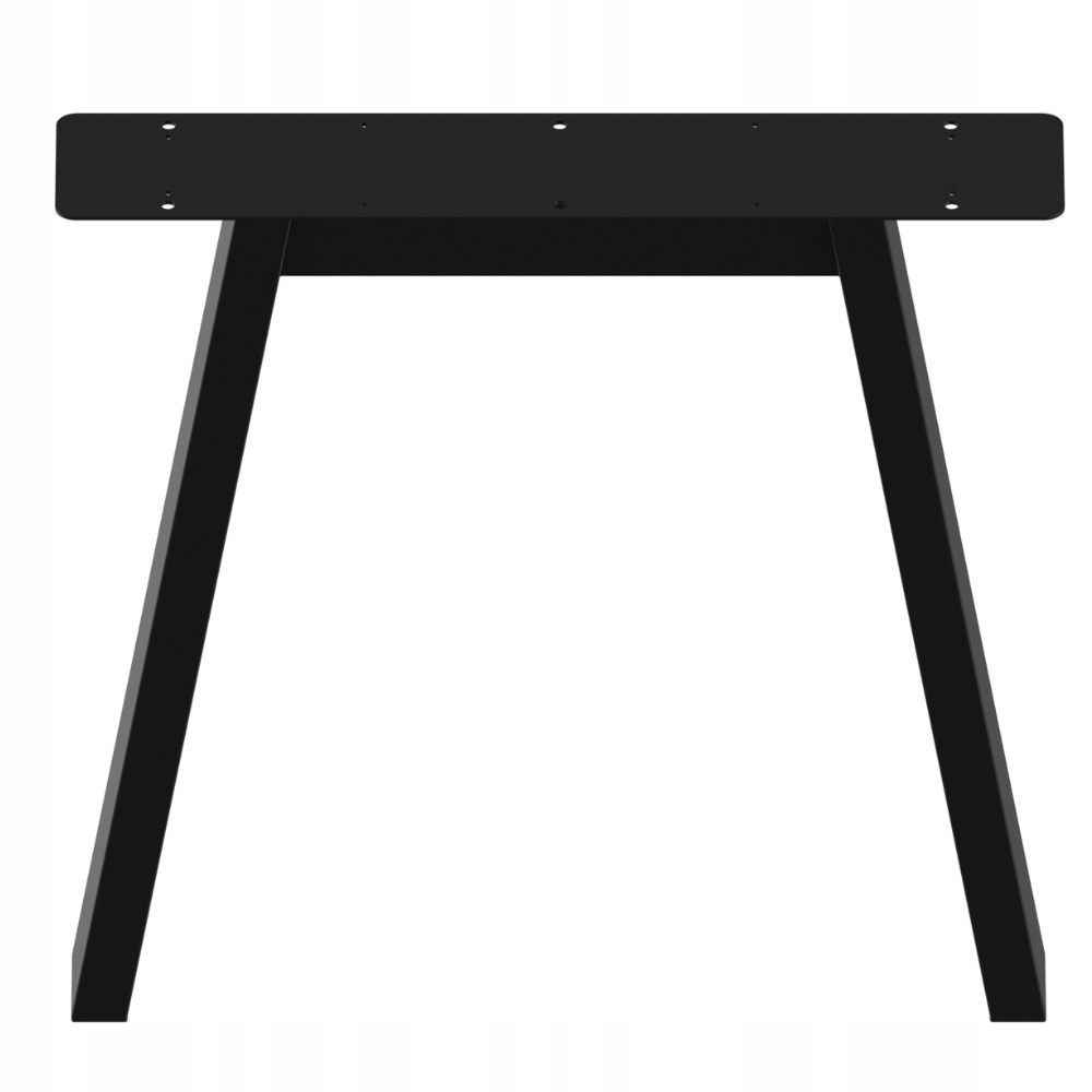 A8040 NOGI METALOWE DO STOŁU I BIURKA LOFT INDUSTRIAL - 715 MM CZARNE Maks. szerokość 72 cm