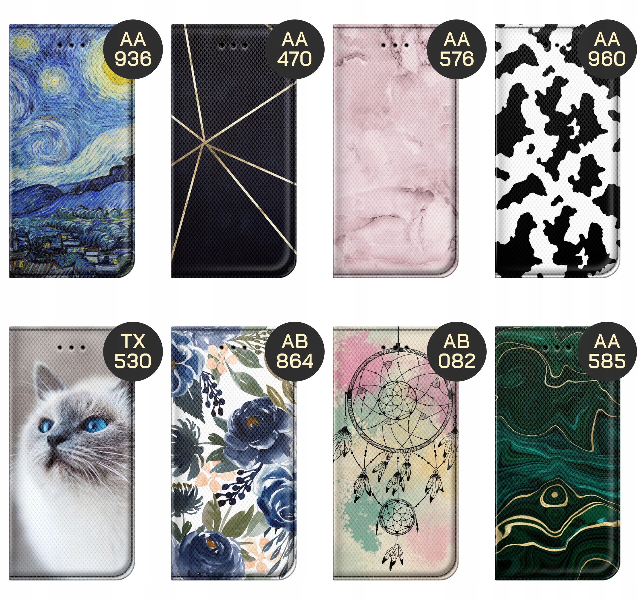 ETUI DO HUAWEI P20 LITE WZORY TOP100 DESIGN Z NADRUKIEM ZE WZOREM +SZKŁO Dedykowana marka Huawei