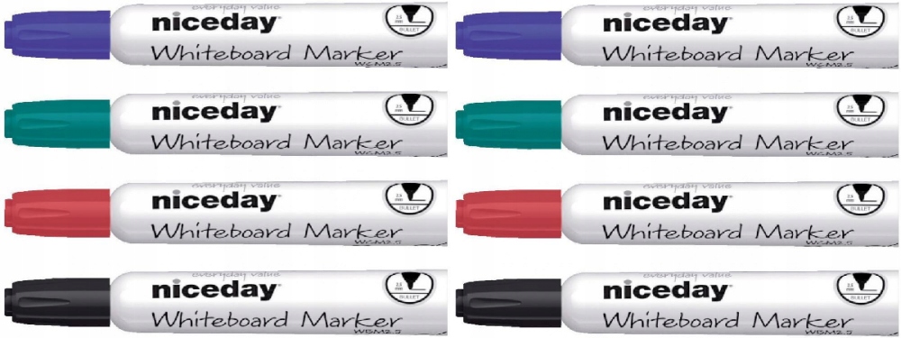 

Marker suchościeralny do tablic Zestaw 4szt x 2