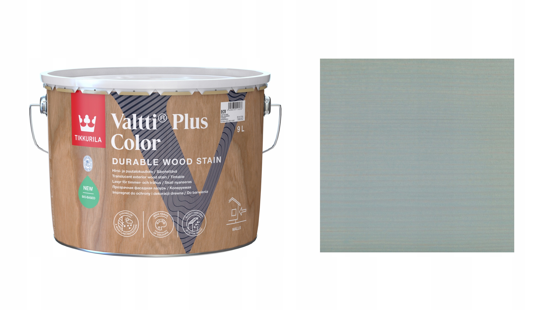 Tikkurila Valtti Plus Color 9L 5084 Kajo Impregnat Szybkoschnący