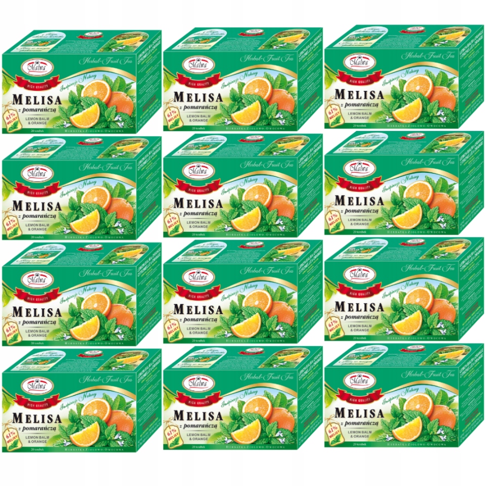 Levně Malwa s pomerančem 40 g (20 x 2 g) x 12 kusů