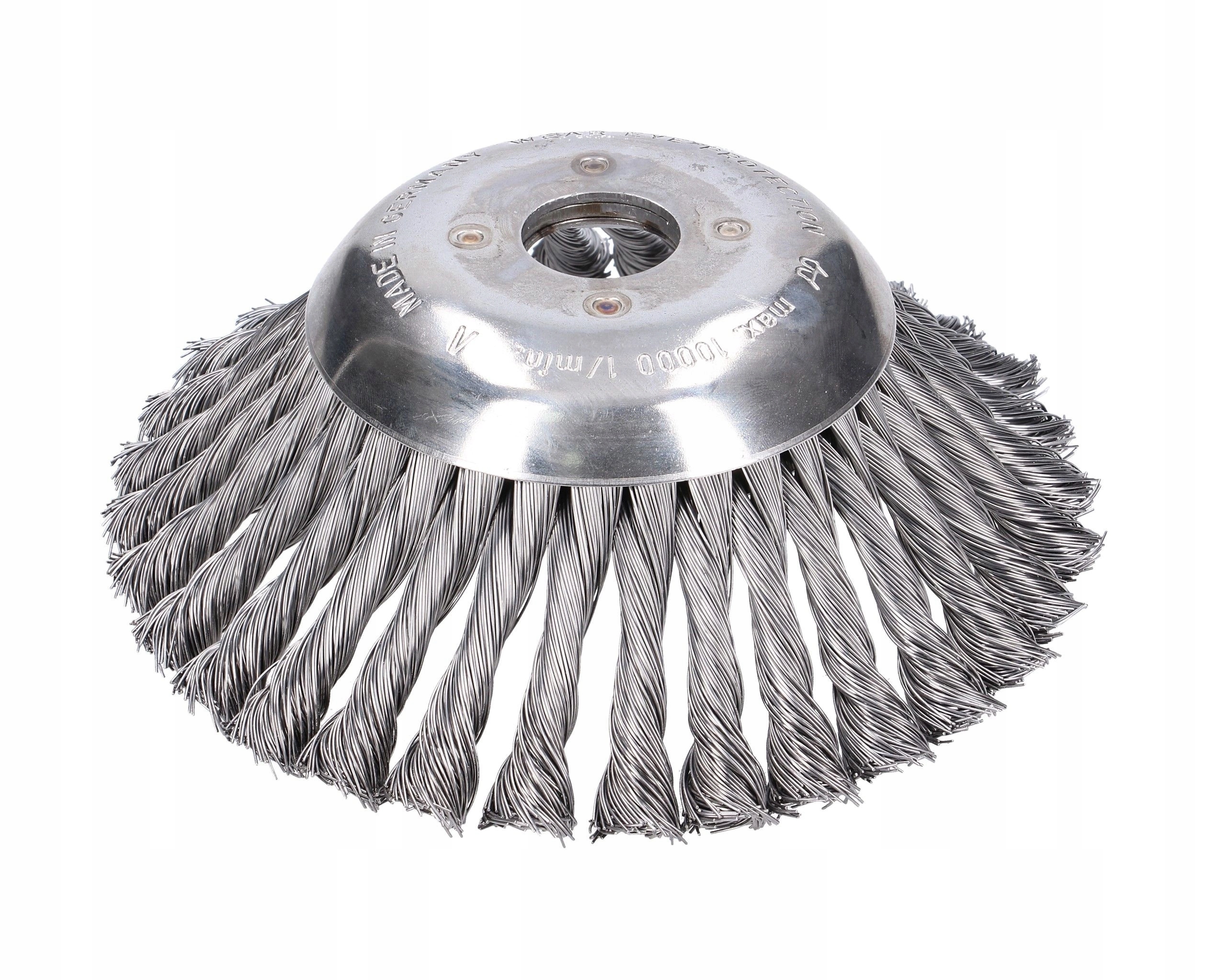 Kónický kartáč na plevel mechu 200 mm otvor 20 mm Granit