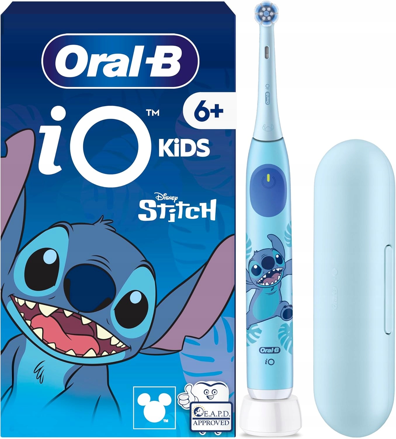 Oral-B iO Kids 6+ Disney Stitch elektryczna szczoteczka 3 tryby