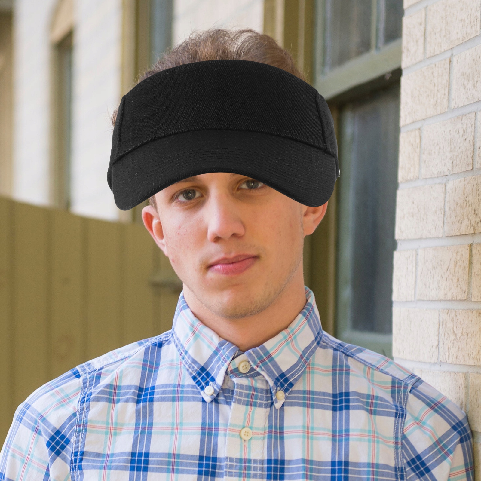 CZAPKA Z DASZKIEM DLA DOROSŁYCH SPORTOWA CZAPKA Z DASZKIEM 2 SZT Materiał dominujący poliester