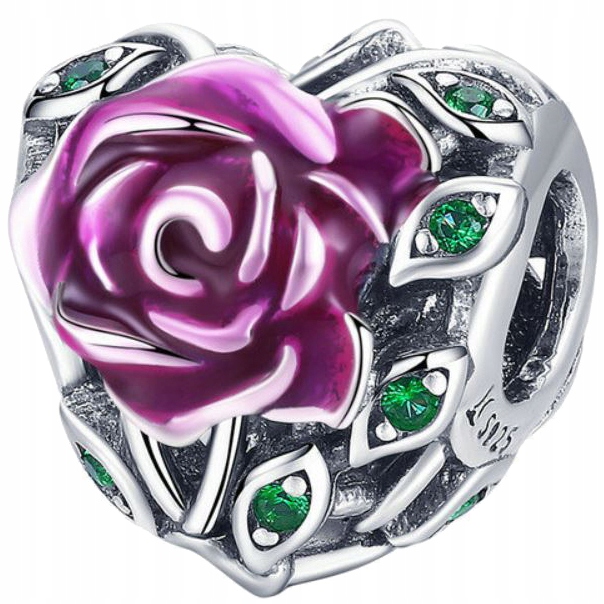 

Charms Koralik Zawieszka Bransoletki Serce srebro