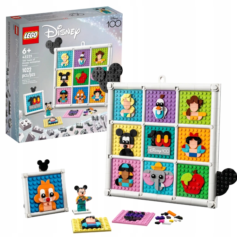 Sada stavebnice Lego Disney 43221 100 Let Kultovních Animací Disneyho 6+