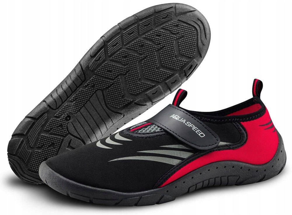 AquaSpeed Buty plażowe AquaShoe 27D czarne/czerwone 45
