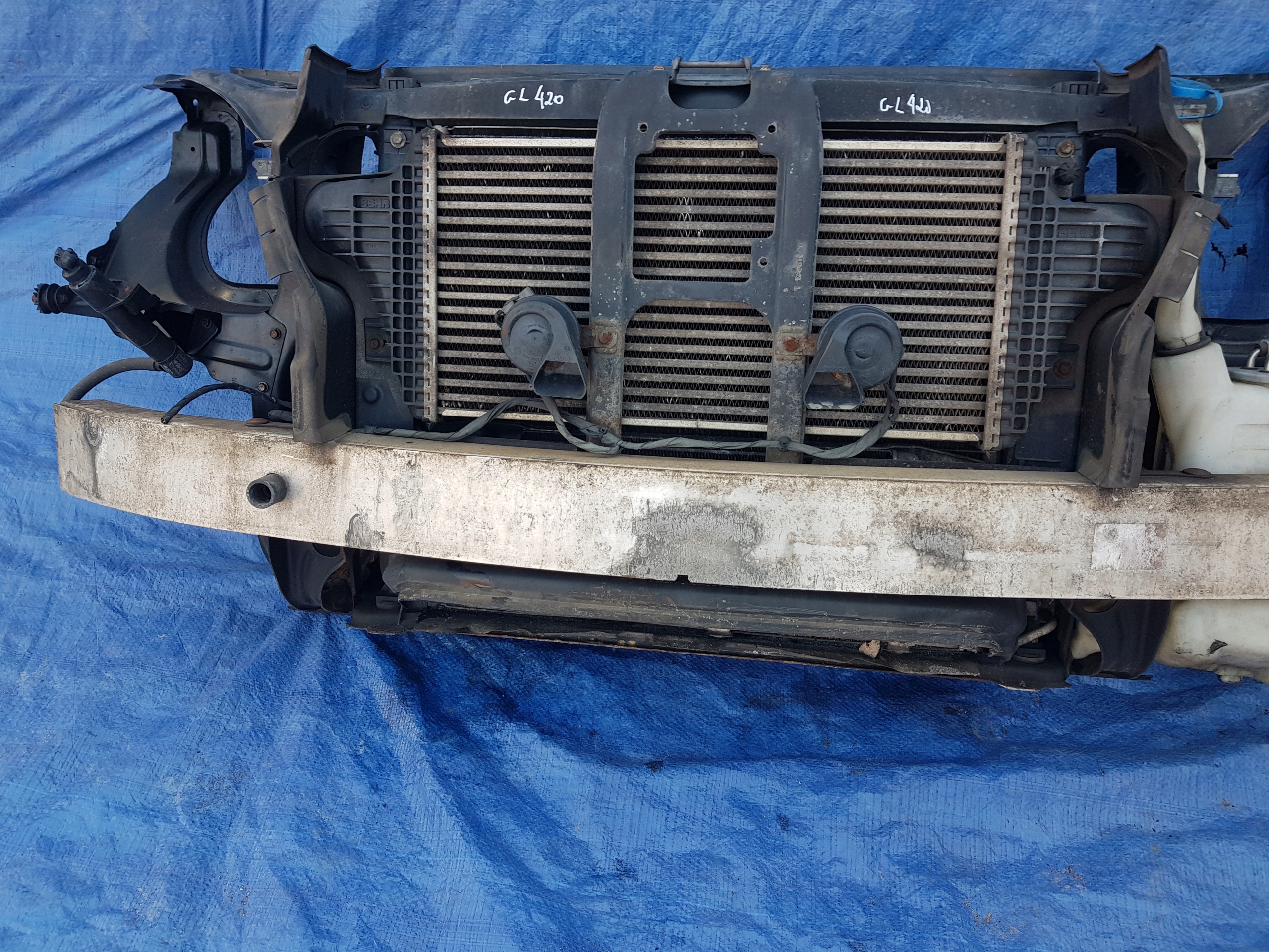 support panel for radiators radiator MERCEDES GL X164 4.0 4.2 CDI V8