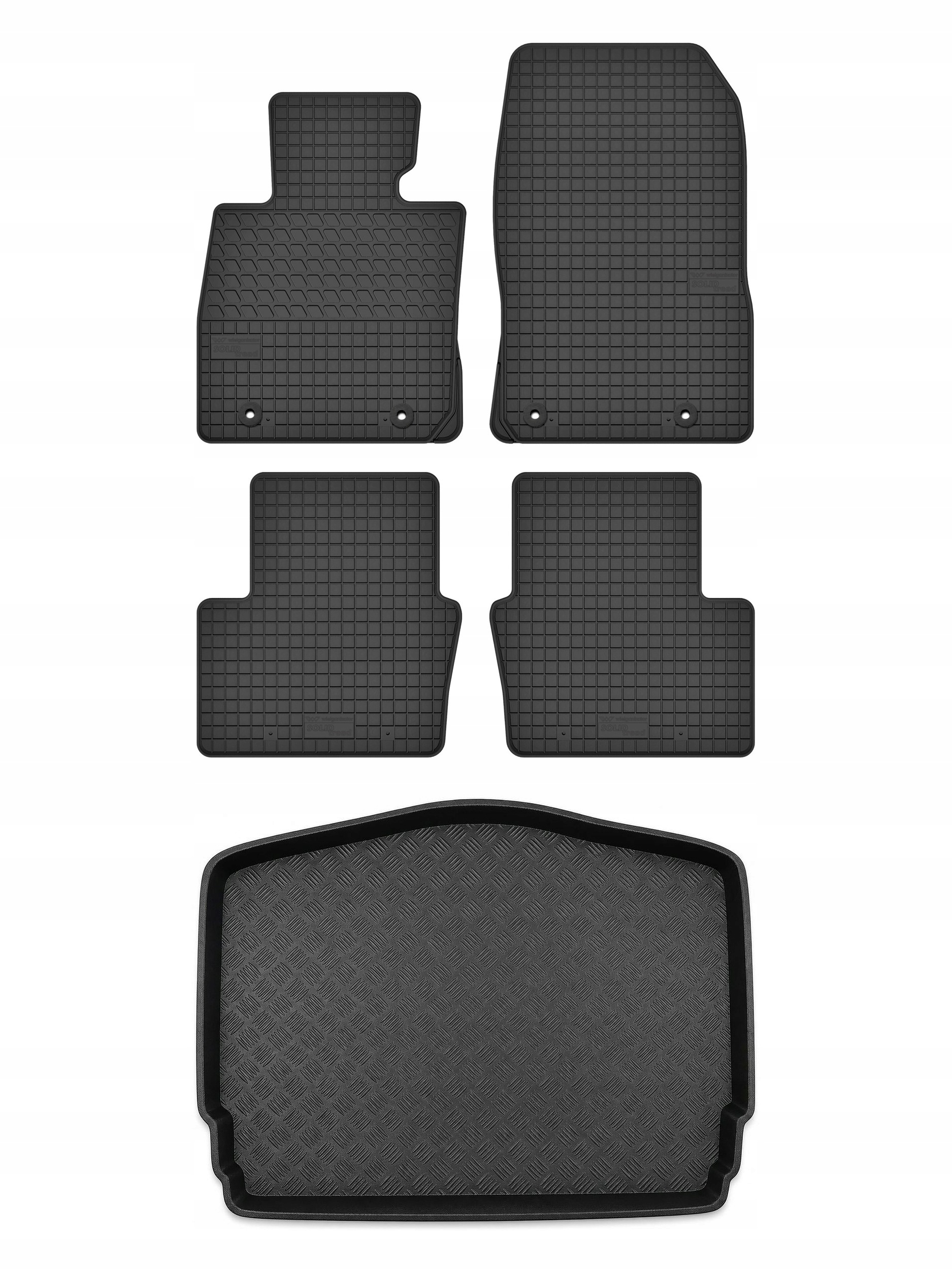Gumové rohože SolidTread rohož batožinového priestoru pre: Mazda CX-3 2015-2021 5 el.