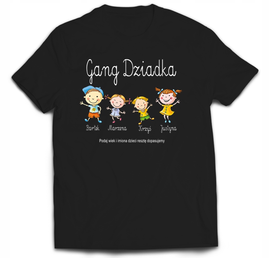 

Koszulka na dzień dziadka Gang Dziadka wnuki XL