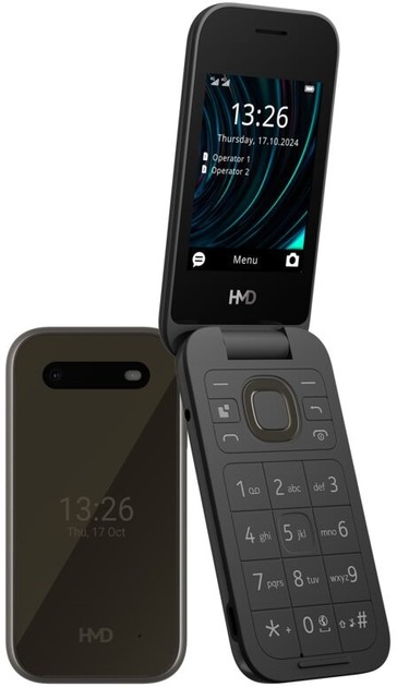 Telefon s klapkou Hmd 2660 Flip TA-1711 Dual Sim Elegantní Klasický MicroSD