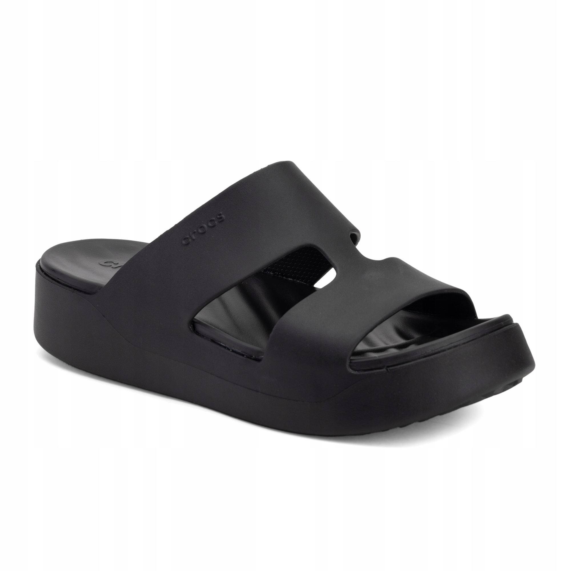 Nazouváky pantofle Crocs Gateway Platform H-Strap černé 39-40 Eu