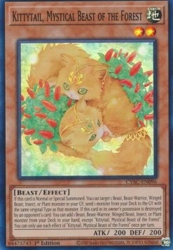 

Yu-Gi-Oh! Kittytail, Mystical Beast of the Forest