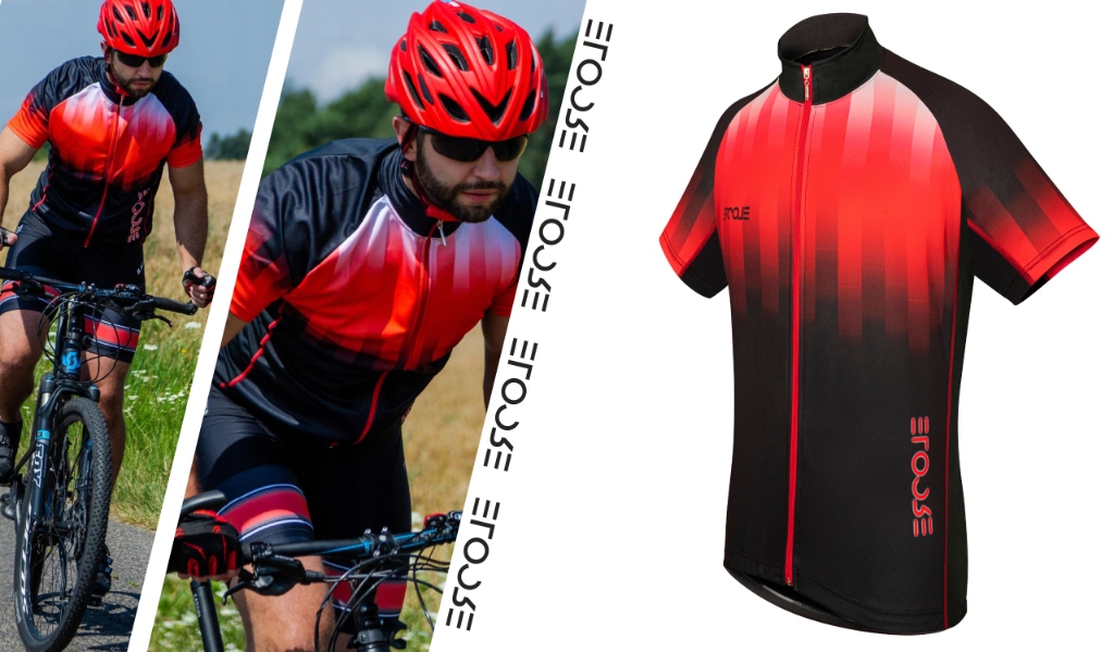 Koszulka Rowerowa Męska z Krótkim Rękawem Kolarska na Rower Termiczna XXL Kod producenta Koszulka na rower uniseks R0008