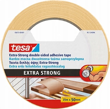 

Taśma do wykładzin tesa extra strong 25m50mm mocna