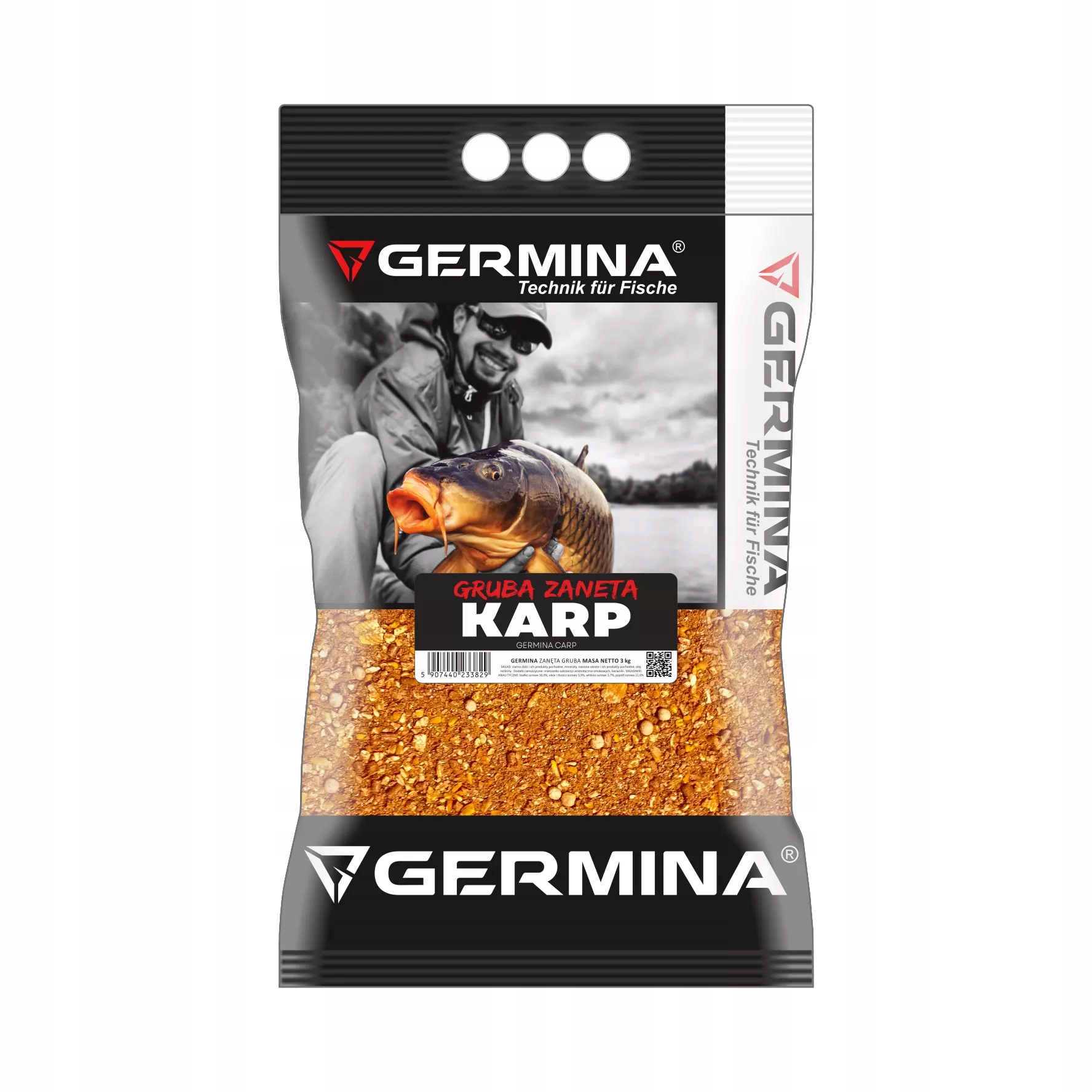 Zanęta Germina Gruba Karp 3kg Spławik Feeder