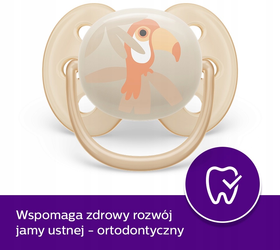 PHILIPS AVENT 2x SMOCZEK ULTRA SOFT ODDYCHAJĄCY ELASTYCZNY MIĘKKI ORTO 0-6M Kod producenta 8720689016865
