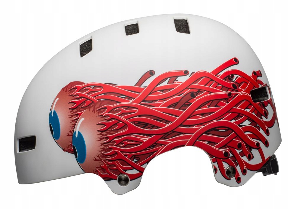 Cyklistická přilba Bmx Bell Local Matte White Eyes L (59-61.5 cm)