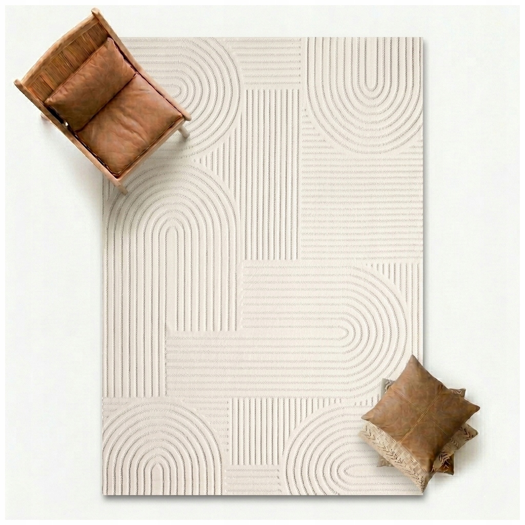 Jasny Dywan Kremowy 160X230 Idealny Do Twojego Wnętrza Campino 209 Creme