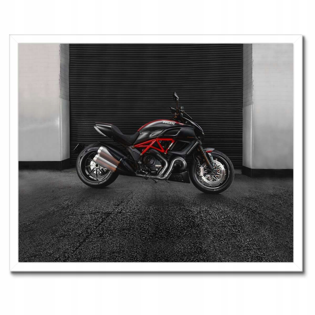 Plakáty v rámu 50x40 Ducati Diavel motocykl