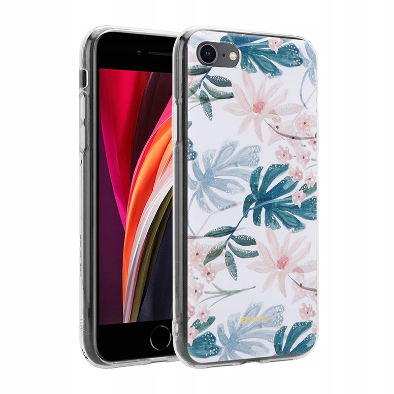 

Crong Flower Pokrowiec futerał do iPhone Se 2020