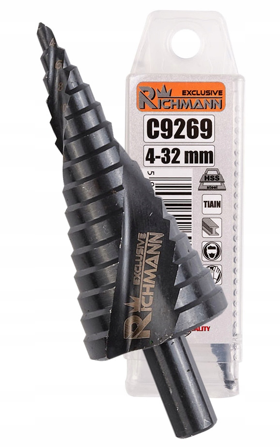 

Wiertło Stopniowe Spiralne 4-32MM Richmann C9269