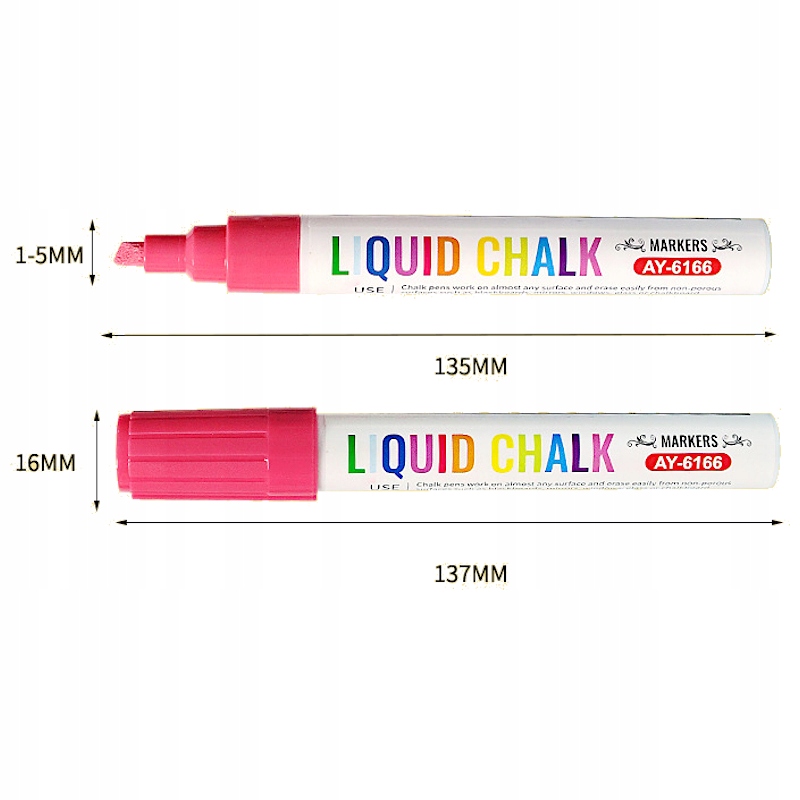Markery Pisaki kredowe Liquid Chalk Neon Colors 8 Kol. Rodzaj promarkery