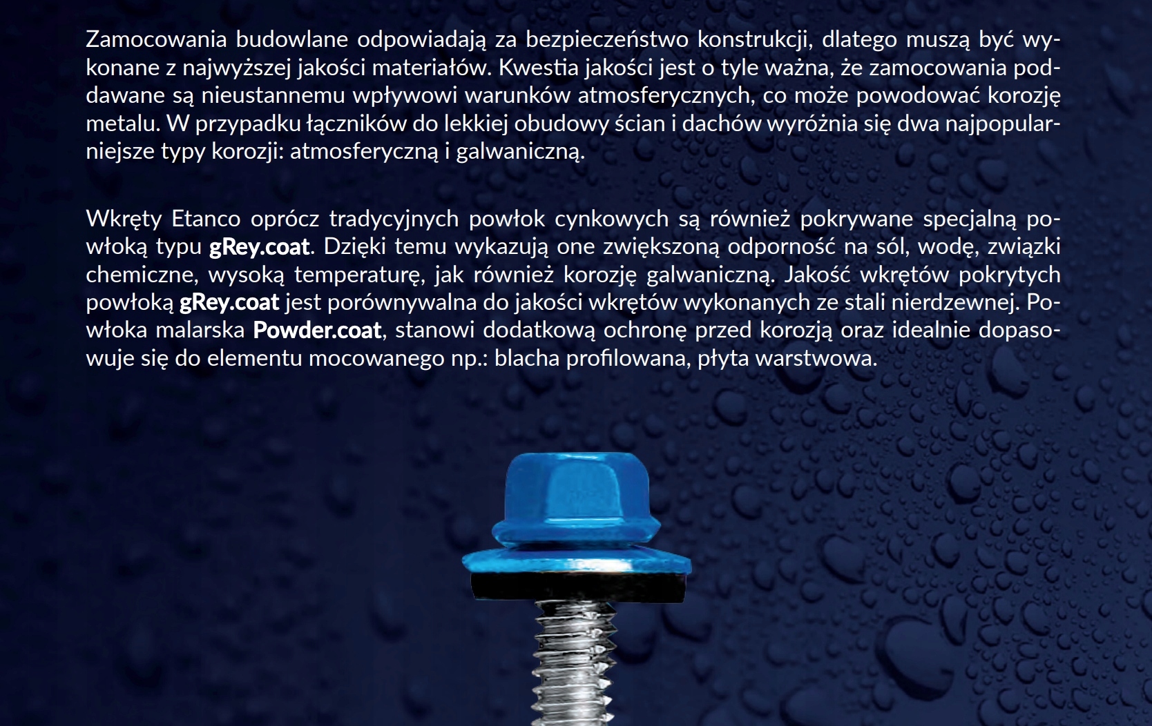 ETANCO - Wkręt GTR-W Drewno/Beton 100szt. dł. 120mm OCYNK Marka Etanco