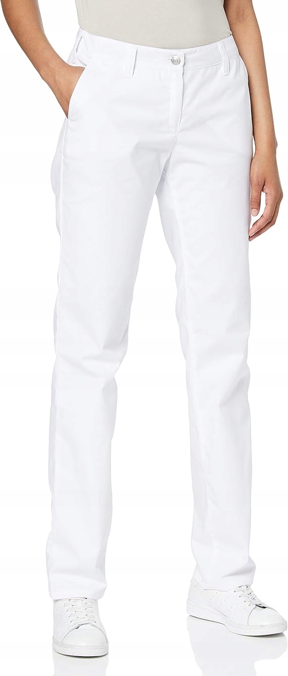 Spodnie robocze damskie Białe gastronomiczne medyczne Bp roz. 38