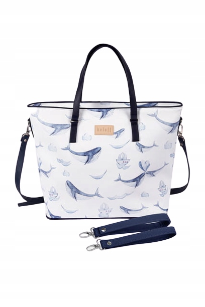 Torba do wózka z ekoskóry Wielorybi świat Beloff