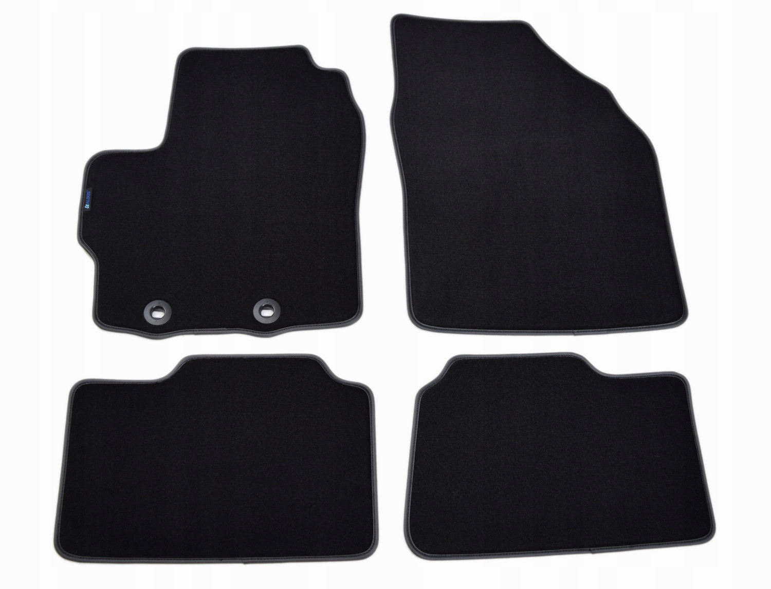 Czarne dywaniki welurowe Diamond, ALDOS - Toyota Aygo X od 2022r.