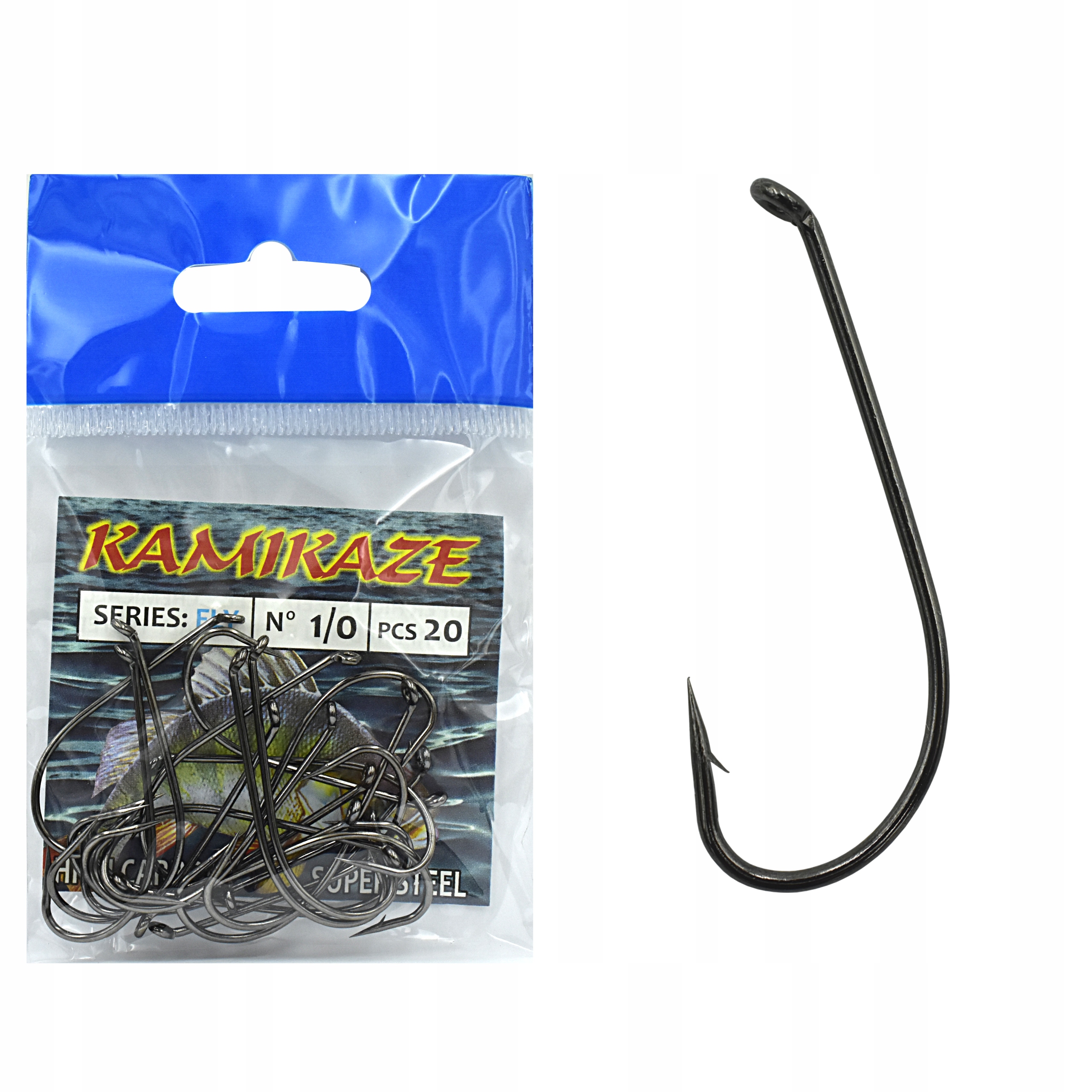 

Haczyk Haczyki Kamikaze Fly Nr 1/0 (20szt) b. nick