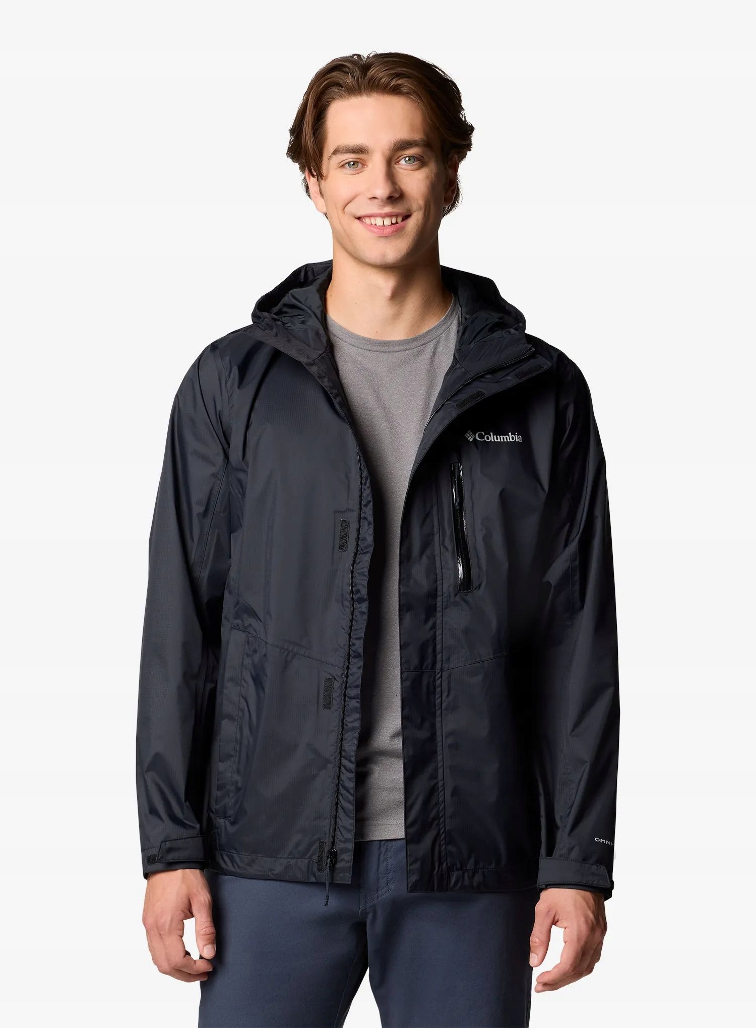 Kurtka przeciwdeszczowa Columbia Pouring Adventure III Jacket black L