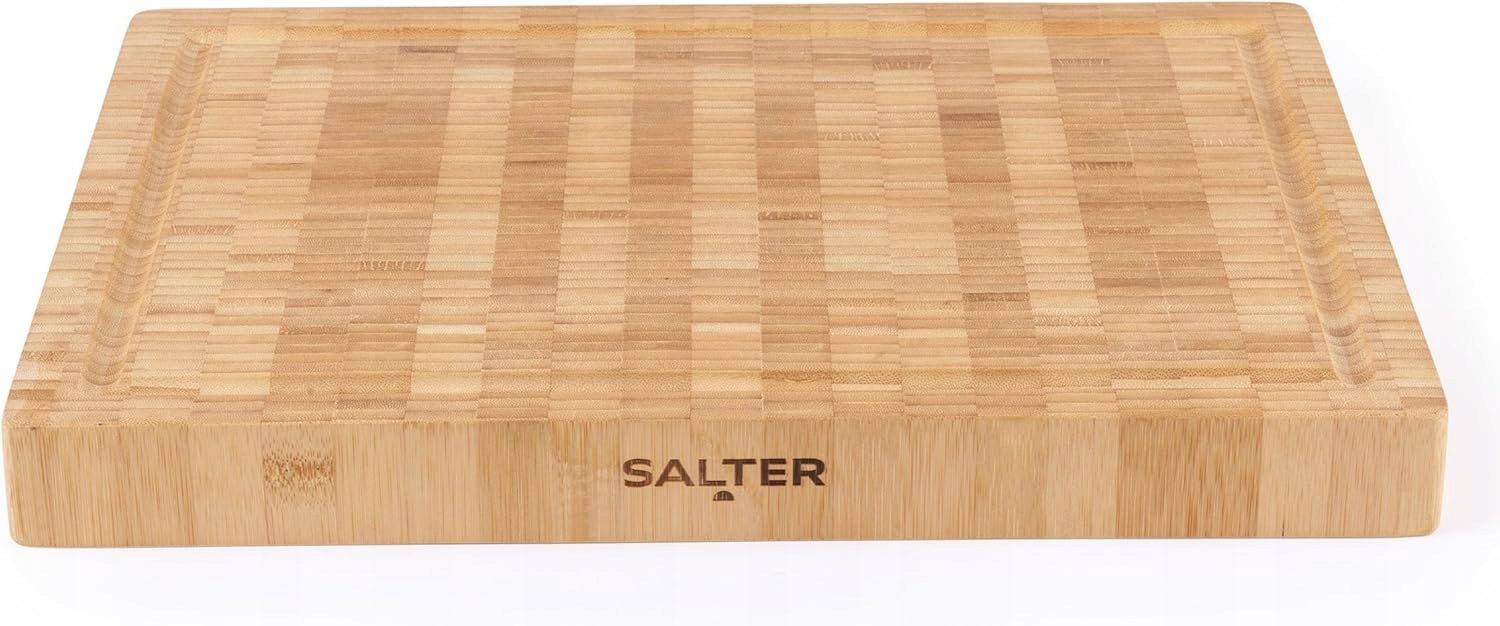 Bambusová Doska Na Krájanie 42 CM 32 CM, Mäsiarsky Blok, Salter