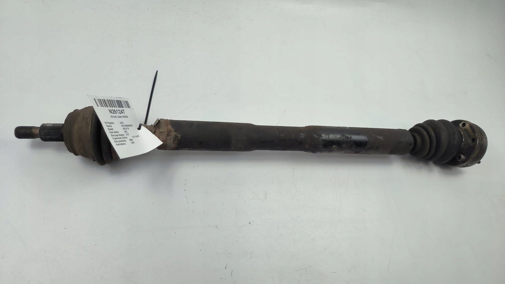 semi-axis left front VOLKSWAGEN GOLF IV