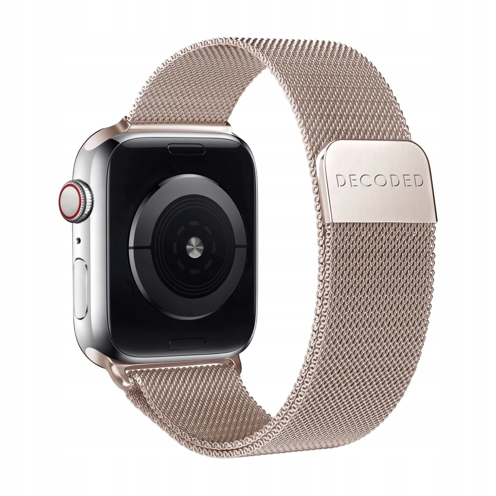 Decoded Milan Band Matte Gold – elegantní ocelový náramek pro Apple Watch