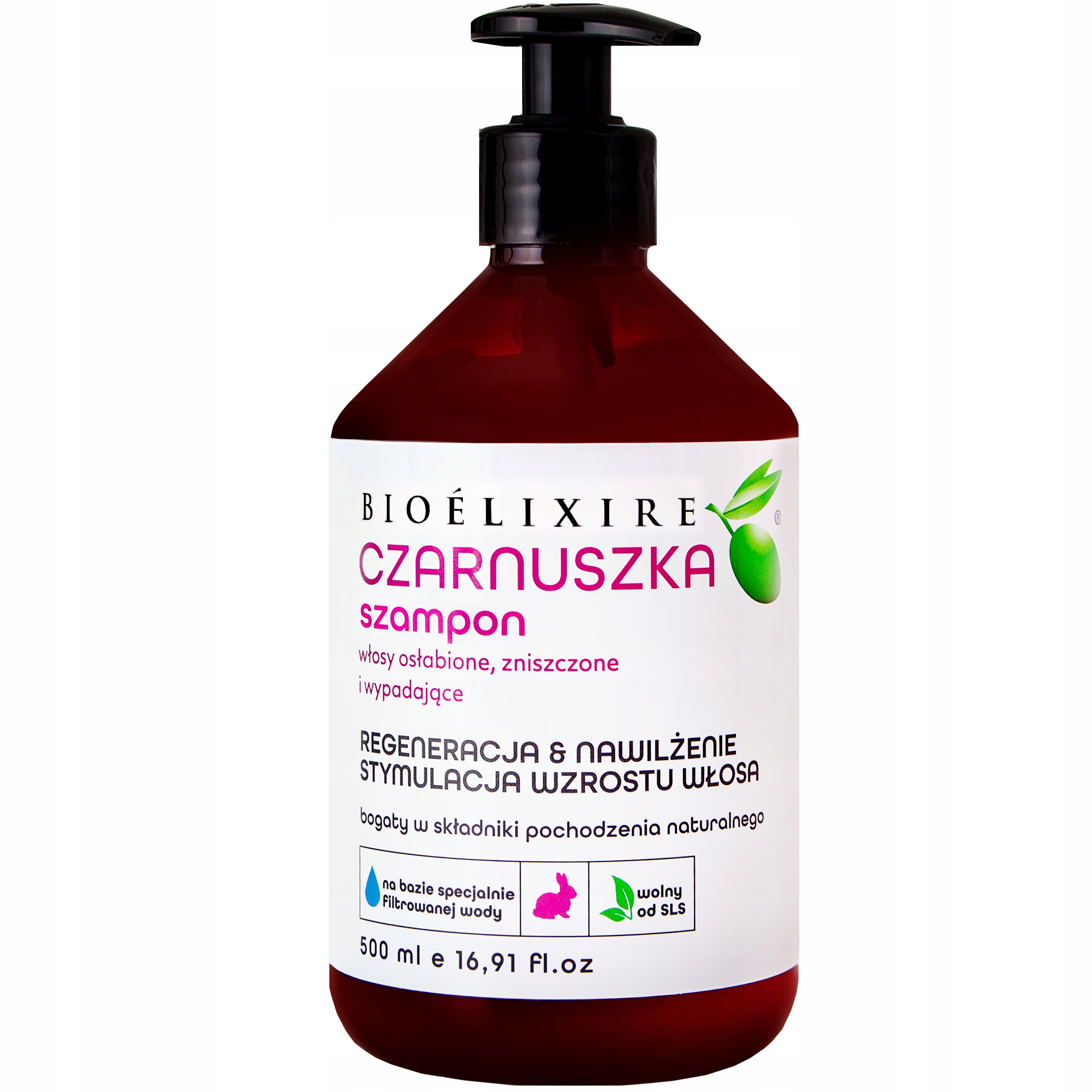 

Bioelixire szampon regenerujący z czarnuszki 500ml