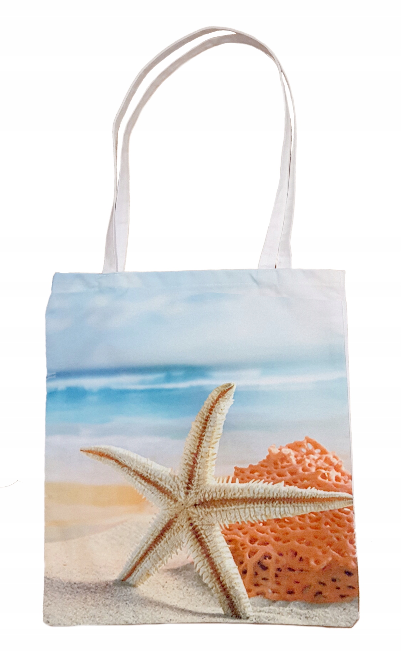 

Siatka Torba zakupy - 35x42 - Natura morze plaża