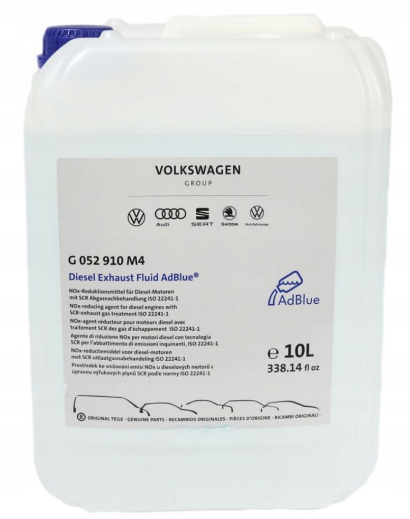 ADBLUE PŁYN KATALITYCZNY DPF AD BLUE 10l VW AUDI ORYGINAŁ OD ASO JAKOŚĆ