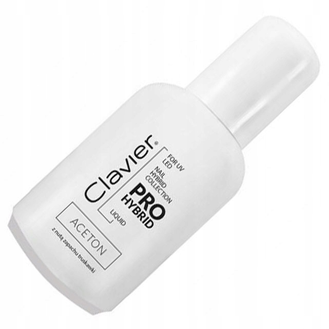 Clavier aceton zmywacz do hybryd żeli 50 ml truskawkowy