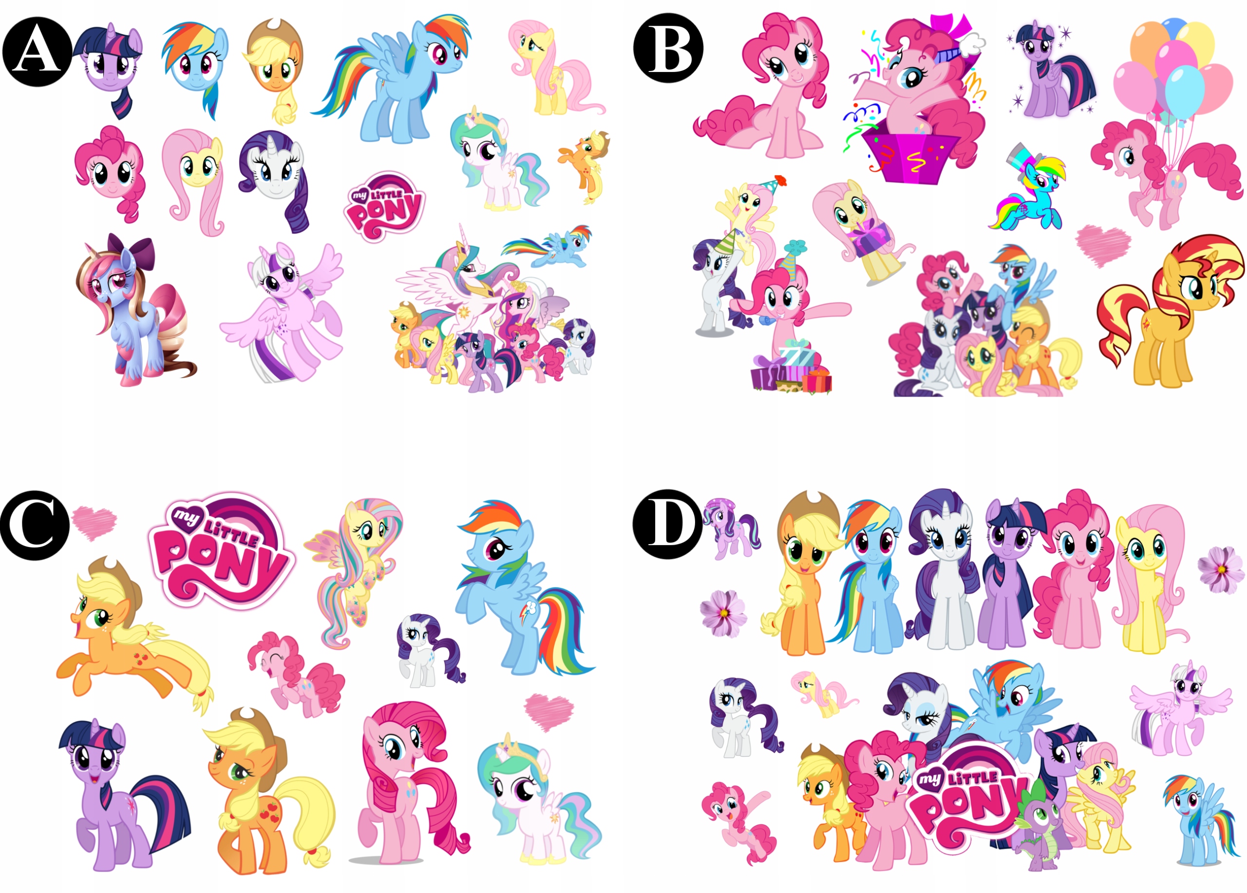 

Tymczasowe Tatuaże Kucyki Pony Duży Wybór